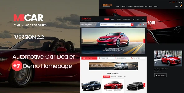 Micar – Auto Dealer RTL WooCommerce WordPress for Car and Moto Theme